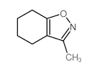 3-methyl-4,5,6,7-tetrahydrobenzo[d]isoxazole结构式
