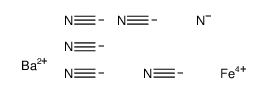 barium(2+),iron(4+),nitroxyl anion,pentacyanide Structure