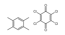 tetrachloro-[1,4]benzoquinone, compound with 1,2,4,5-tetramethyl-benzene Structure