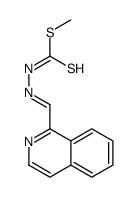 S-methyl-N-(1-isolquinolyl)methylendithiocarbazate结构式