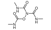 N,N,O-tris<(methyl)carbaminoxy>hydroxylamine结构式