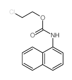 Carbamic acid,1-naphthalenyl-, 2-chloroethyl ester (9CI) Structure