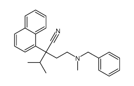 1-NAPHTHALENEACETONITRILE, alpha-(2-(N-BENZYL-N-METHYLAMINO)ETHYL)-alp ha-ISOPROP picture