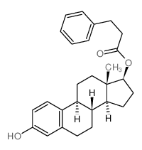 Estra-1,3,5(10)-triene-3,17-diol(17b)-, 17-benzenepropanoate Structure