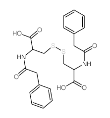 L-Cystine,N,N'-bis(2-phenylacetyl)-结构式