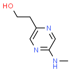 Pyrazineethanol,5-(methylamino)- (9CI)结构式