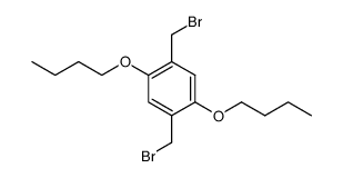 2 5-BIS(BROMOMETHYL)-1 4-BIS(BUTOXY) Structure