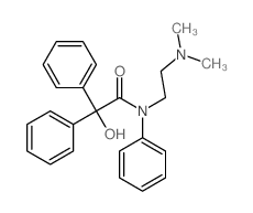 Benzeneacetamide,N-[2-(dimethylamino)ethyl]-a-hydroxy-N,a-diphenyl- structure