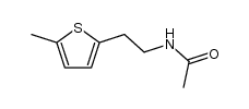 N-[2-(5-methyl-thiophen-2-yl)-ethyl]-acetamide Structure