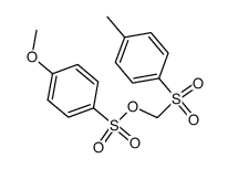 [(4-Methylphenyl)sulfonyl]methyl 4-methoxybenzenesulfonate Structure