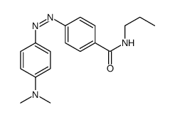 4-[[4-(dimethylamino)phenyl]diazenyl]-N-propylbenzamide结构式