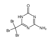 4-amino-6-tribromomethyl-1H-[1,3,5]triazin-2-one结构式