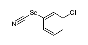 3-chloro-phenyl selenocyanate结构式