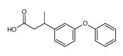 3-(m-phenoxyphenyl)-butyric acid Structure