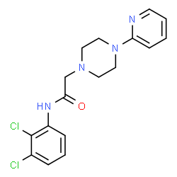 N-(2,3-DICHLOROPHENYL)-2-(4-(2-PYRIDYL)PIPERAZINYL)ETHANAMIDE结构式