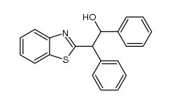 (1,2-Diphenyl-2-hydroxy)-2-ethylbenzothiazole结构式