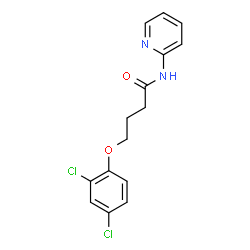 4-(2,4-dichlorophenoxy)-N-(pyridin-2-yl)butanamide Structure