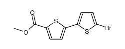 5-bromo-(2,2'-bithiophen)-5'-carboxylic acid methyl ester结构式