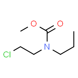 Carbamic acid,(2-chloroethyl)propyl-,methyl ester (9CI)结构式