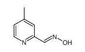 2-Pyridinecarboxaldehyde,4-methyl-,oxime(9CI) structure