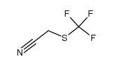 (Trifluormethylsulfanyl)acetonitril Structure