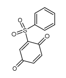 2-(phenylsulfonyl)-1,4-benzoquinone结构式