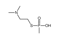 2-(dimethylamino)ethylsulfanyl-methylphosphinic acid Structure