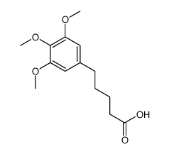 5-(3,4,5-trimethoxyphenyl)pentanoic acid结构式