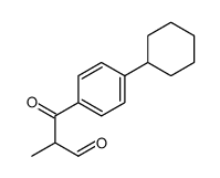 3-(4-cyclohexylphenyl)-2-methyl-3-oxopropanal结构式