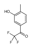Ethanone, 2,2,2-trifluoro-1-(3-hydroxy-4-methylphenyl)- (9CI)结构式