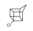 4-Chloropentacyclo[4.3.0.02,5.03,8.04,7]nonane Structure