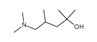 5-dimethylamino-2,4-dimethyl-pentan-2-ol结构式