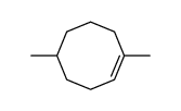 1,5-dimethylcyclooct-1-ene结构式