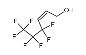 4,4,5,5,6,6,6-heptafluoro-hex-2c-en-1-ol Structure