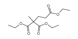 diethyl 2-ethoxycarbonyl-2-methylglutarate Structure