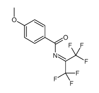 N-(1,1,1,3,3,3-hexafluoropropan-2-ylidene)-4-methoxybenzamide Structure