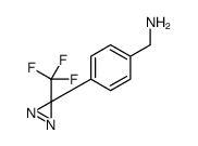 1-{4-[3-(Trifluoromethyl)-3H-diaziren-3-yl]phenyl}methanamine结构式