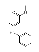methyl 3-anilinobut-2-enoate Structure