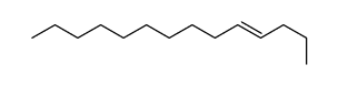 (E)-tetradec-4-ene结构式