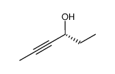 (R)-4-hexyn-3-ol Structure
