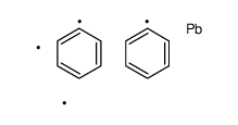 dimethyl(diphenyl)plumbane Structure