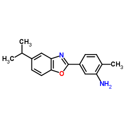 5-(5-Isopropyl-1,3-benzoxazol-2-yl)-2-methylaniline结构式