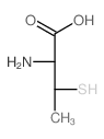 Butanoic acid,2-amino-3-mercapto-, (2R,3R)-结构式