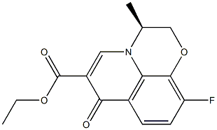 ethyl (S)-10-fluoro-3-methyl-7-oxo-2,3-dihydro-7H-[1,4]oxazino[2,3,4-ij]quinoline-6-carboxylate Structure