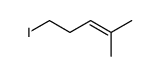 5-iodo-2-methylpent-2-ene结构式