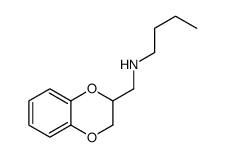 N-(2,3-dihydro-1,4-benzodioxin-3-ylmethyl)butan-1-amine结构式