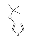 3-[(2-methylpropan-2-yl)oxy]thiophene结构式