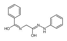 N-[2-oxo-2-(2-phenylhydrazinyl)ethyl]benzamide Structure