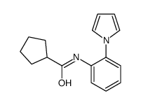 N-[2-(1H-Pyrrol-1-yl)phenyl]cyclopentanecarboxamide结构式