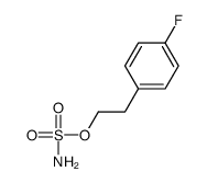 2-(4-fluorophenyl)ethyl sulfamate Structure